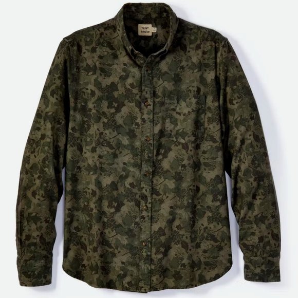 Flint & Tinder Camo Shirt NWT
